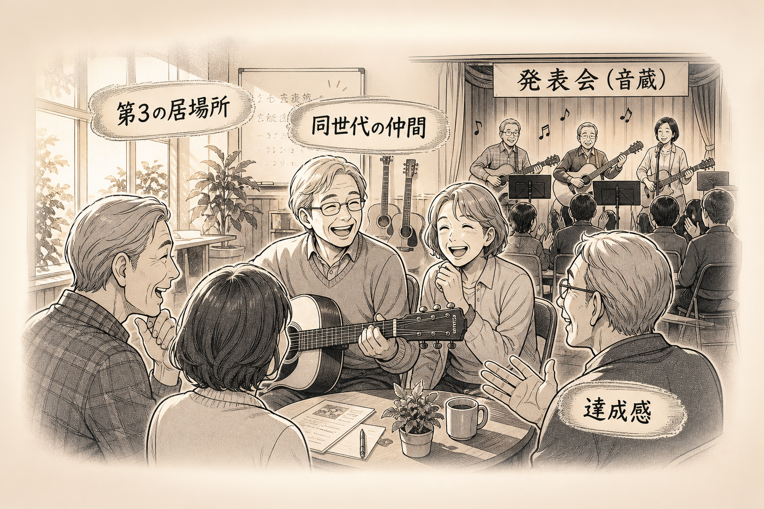 青春の名曲を通じて同世代の仲間と出会える場所はあるのか？