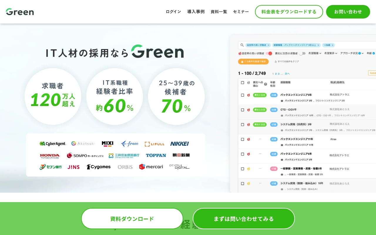Green 公式サイト