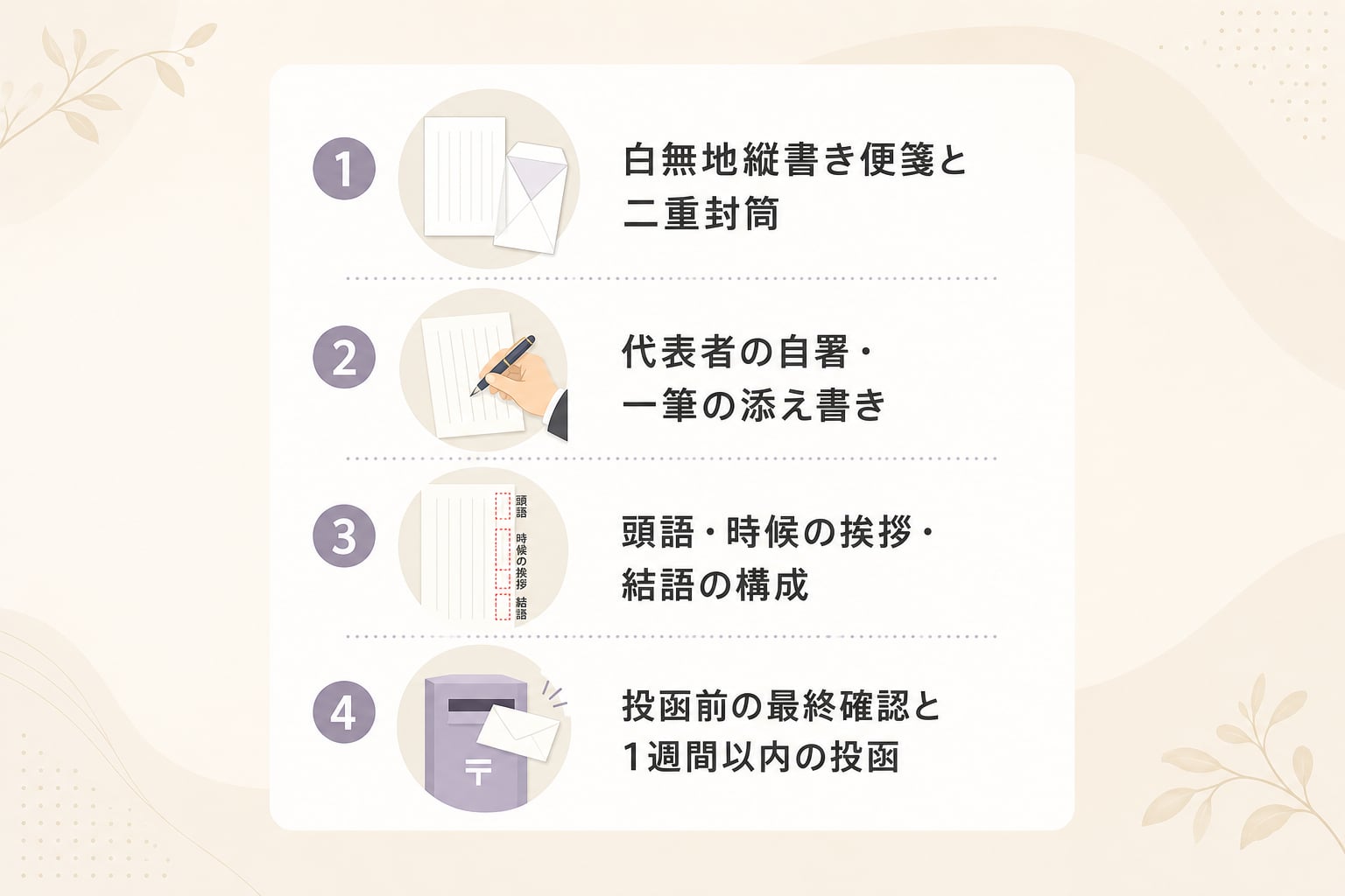 胡蝶蘭のお礼状はどう手配するのか？1週間以内に届ける実務手順