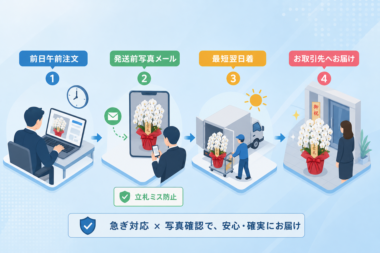 最短翌日の急ぎ対応や発送前の写真確認が法人実務で重要な理由は？