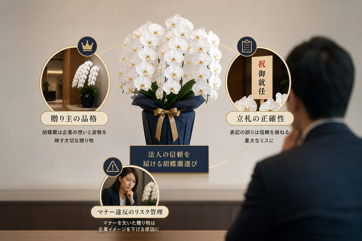法人が胡蝶蘭をどこで買うべきか判断する基準とは？