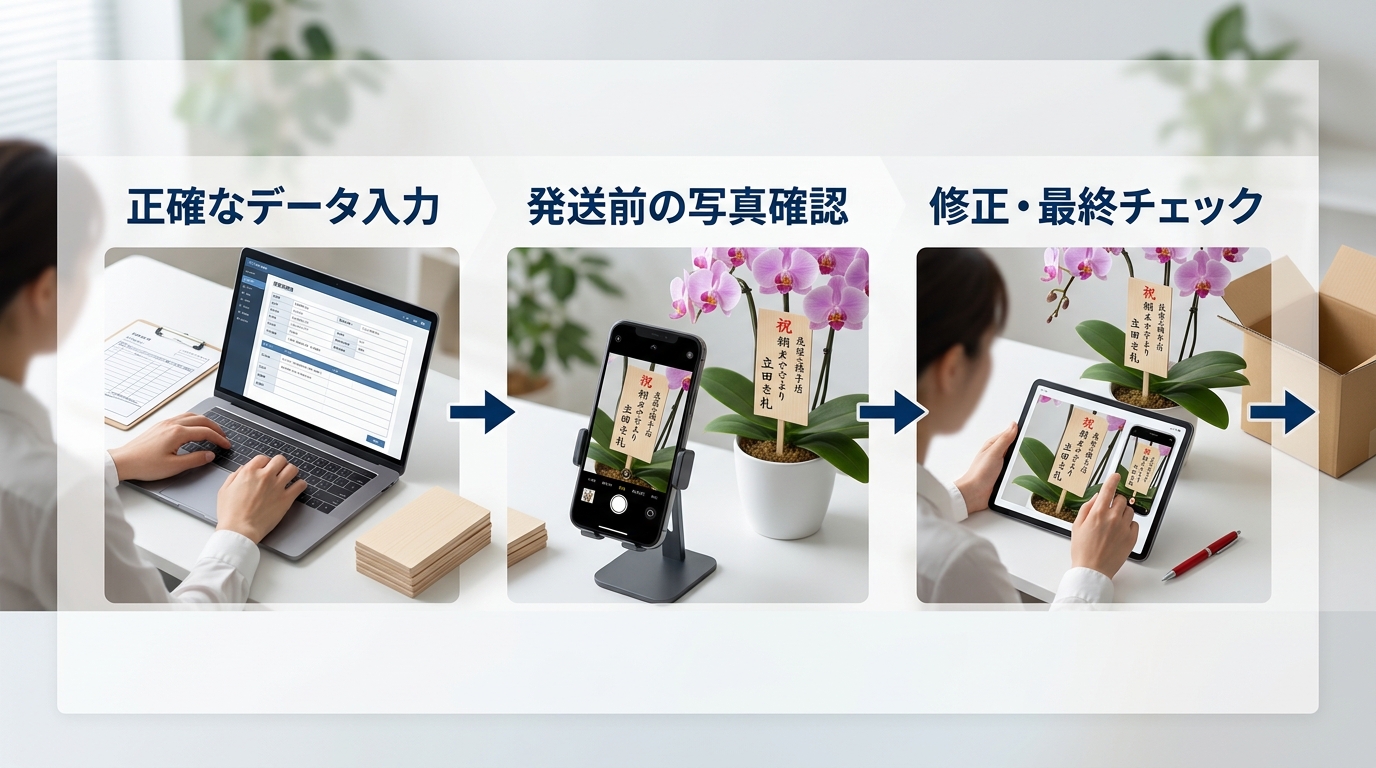 立て札内容の誤字脱字を物理的に防止する「写真確認」の重要性とは？