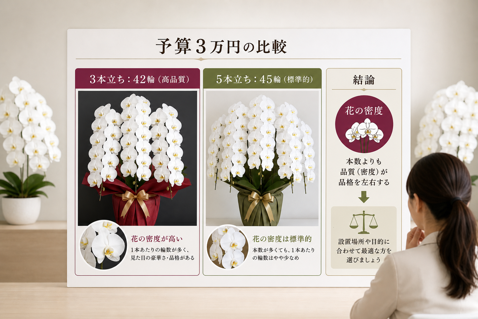 予算3万円なら「3本立ちの豪華版」と「5本立ちの標準版」どちらを選ぶべきか？