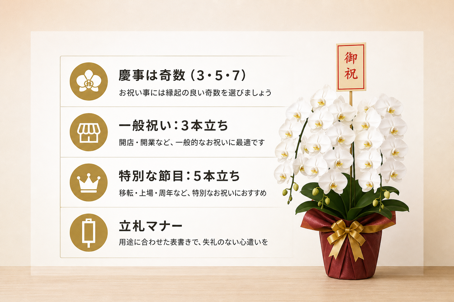 取引先に失礼のない胡蝶蘭の立札マナーや急ぎの配送・決済をどう手配すべきか？