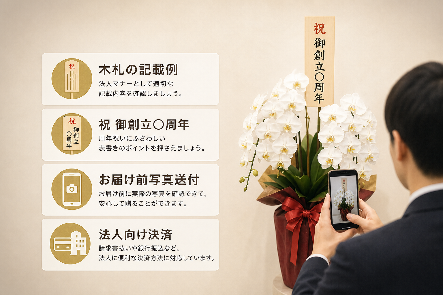 法人ギフトで失敗しない立札マナーや便利な決済方法とは何か？