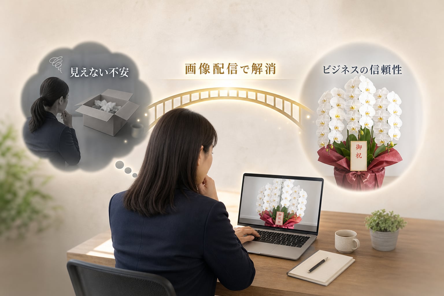 胡蝶蘭の画像配信サービスはなぜビジネスギフトに不可欠なのか？