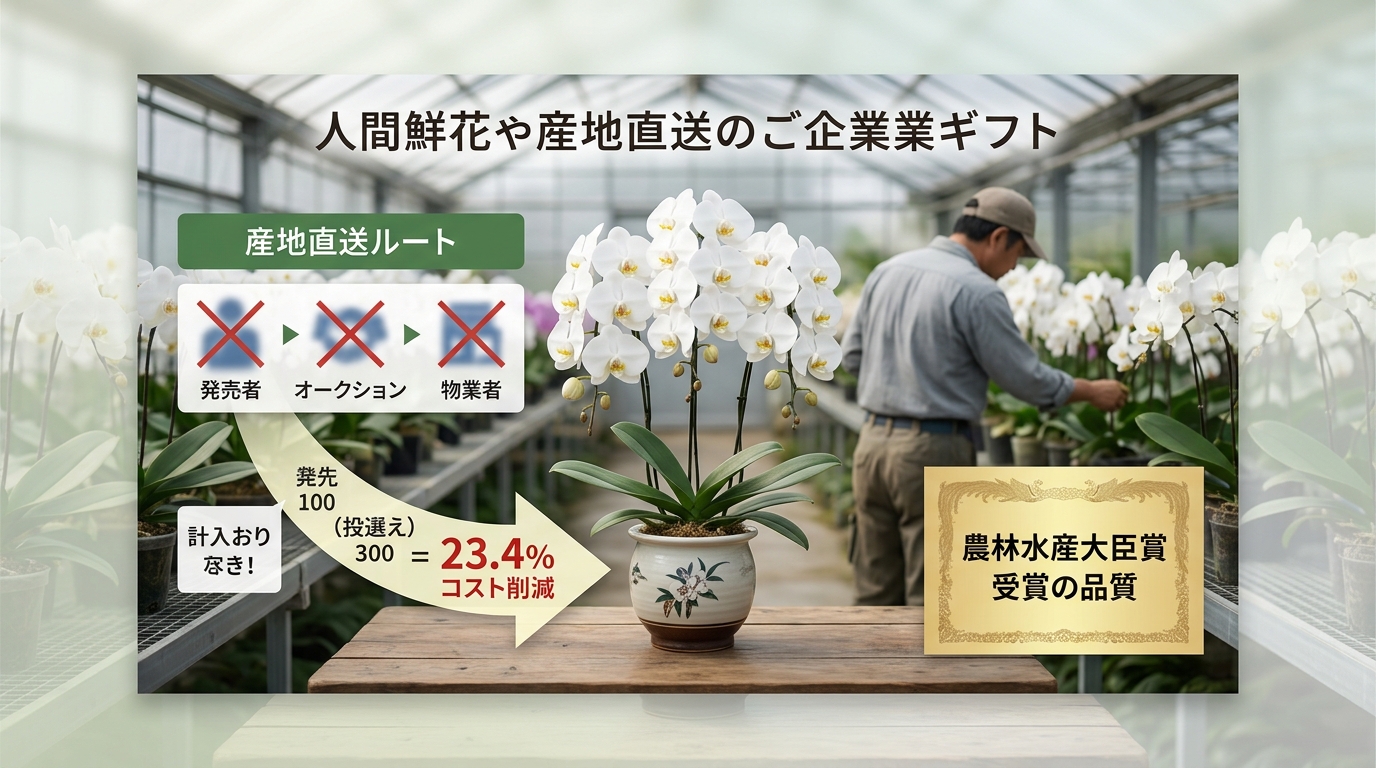 産地直送でコストを23%削減できる理由は？