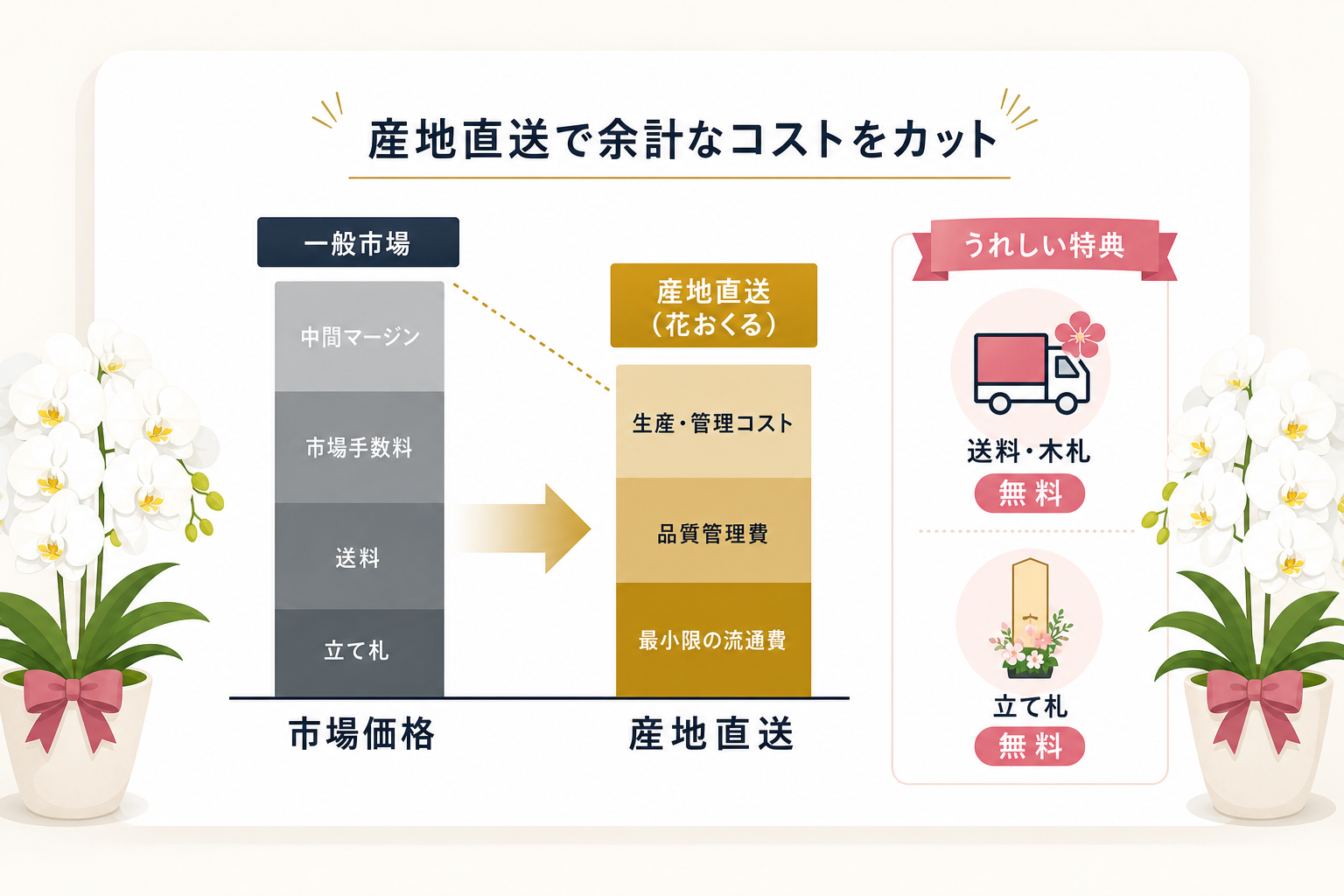 なぜ産地直送でコストを23.4%削減できる？一般市場価格との徹底比較