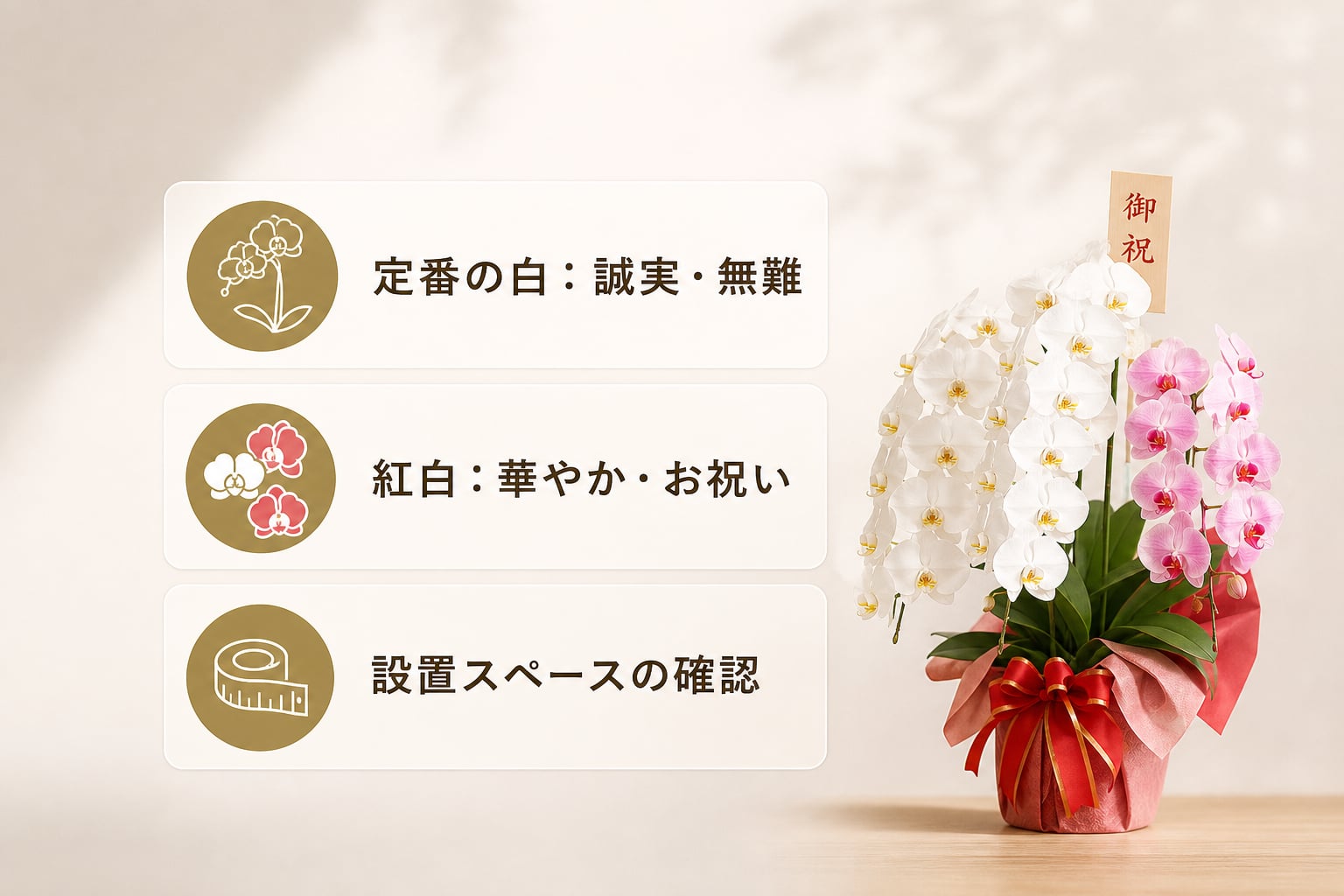 失敗しない創業祝いの胡蝶蘭選びと法人向け注文のポイントは？