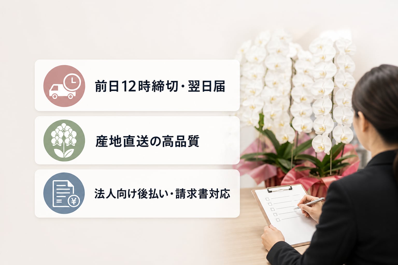 就任祝いを急ぎで手配する際に確認すべき配送と決済の条件とは？