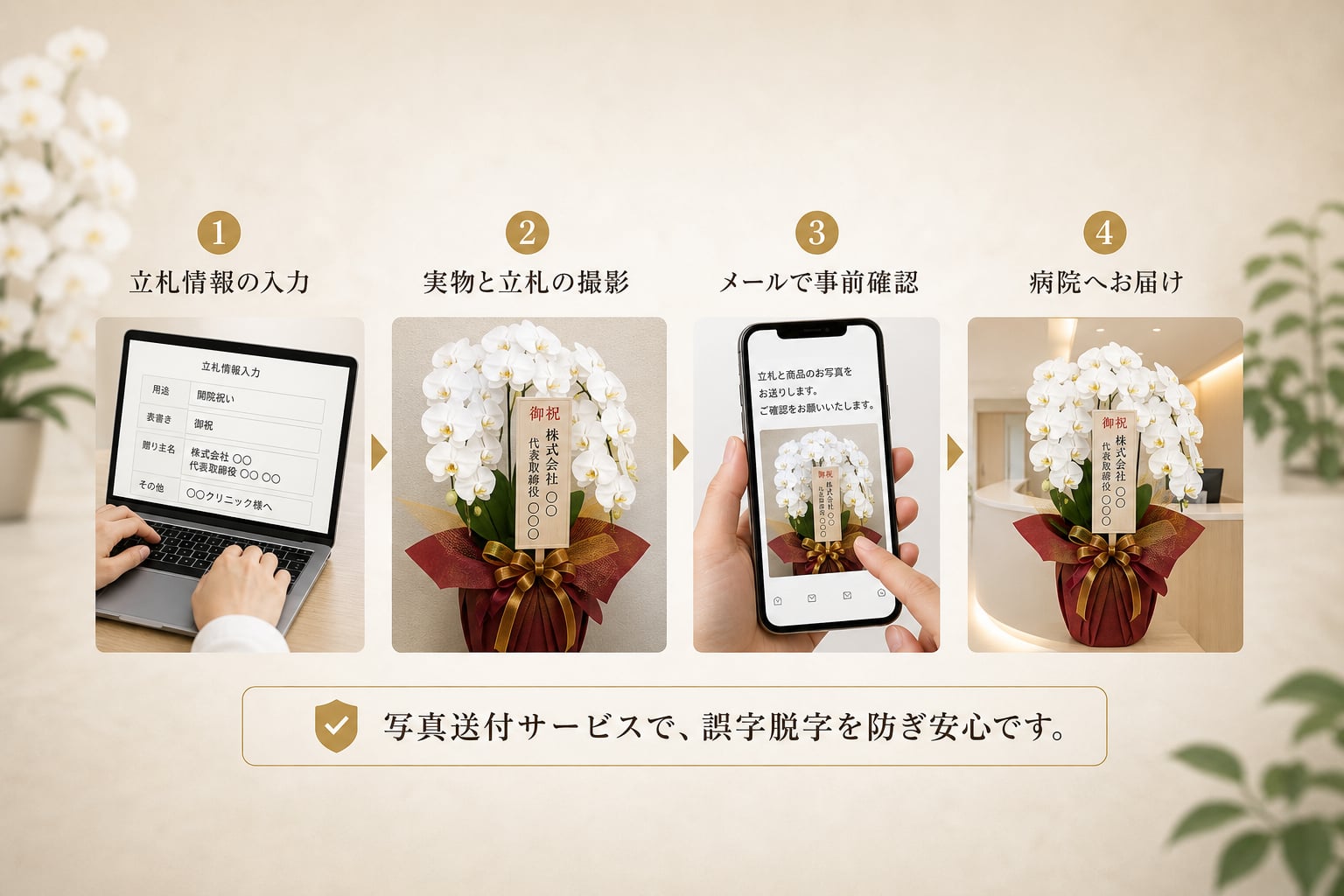病院・クリニックの品格を損なわない立札の書き方や贈答マナーは？