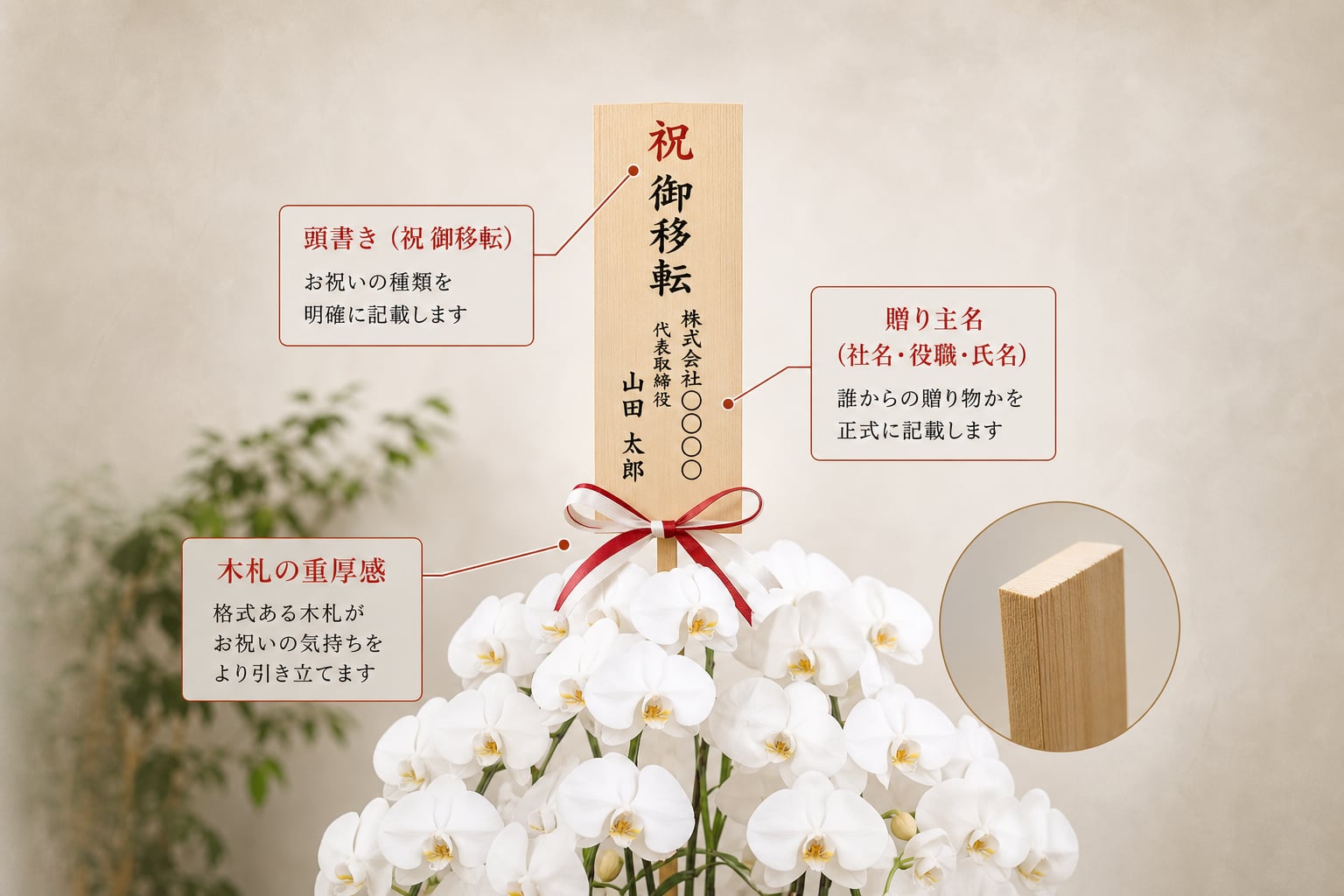 他社と差がつく立札の書き方と贈るマナーとは？