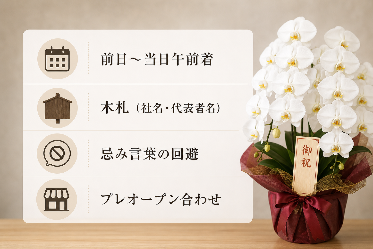 取引先への開店祝いで失礼のない手配方法は？（マナーと法人向け決済のポイント）