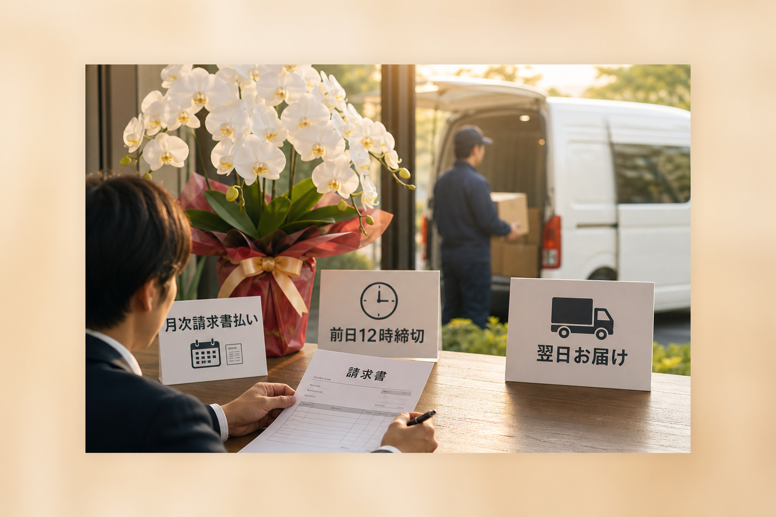 重要なビジネスシーンで求められる配送や決済の条件とは？