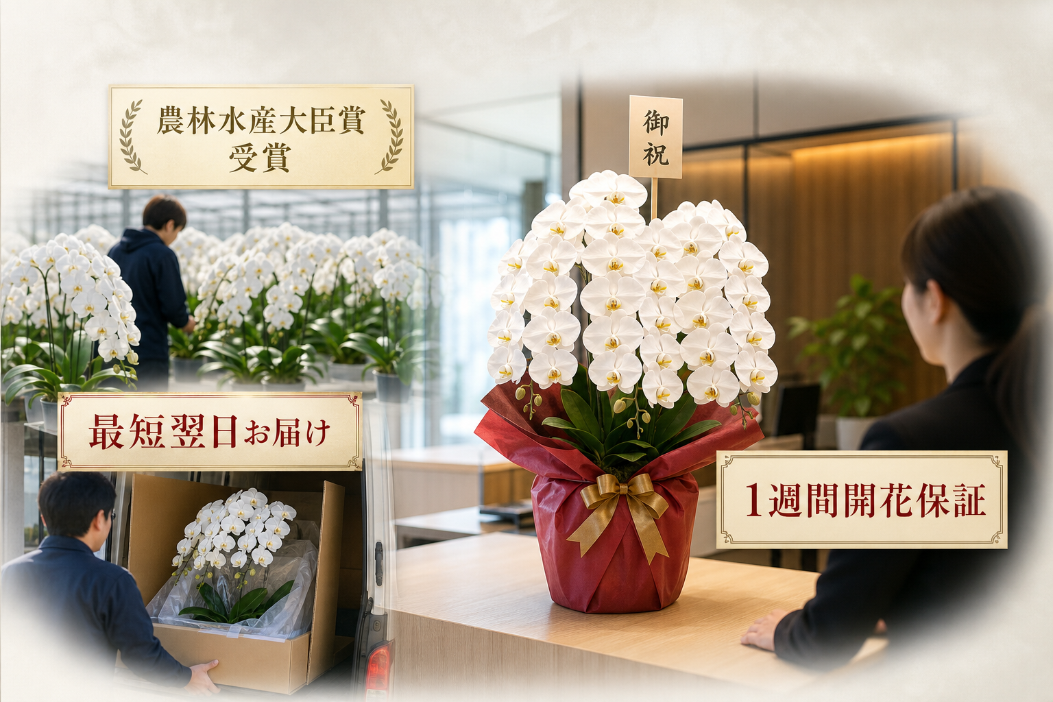 鮮度とスピードを担保する「産地直送」と「1週間開花保証」が法人取引に不可不可欠な理由とは？