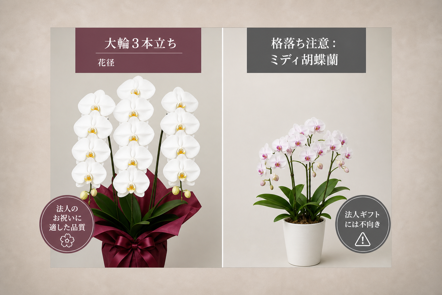 法人のお祝いで「安物」と思われないための最低限の品質基準とは？