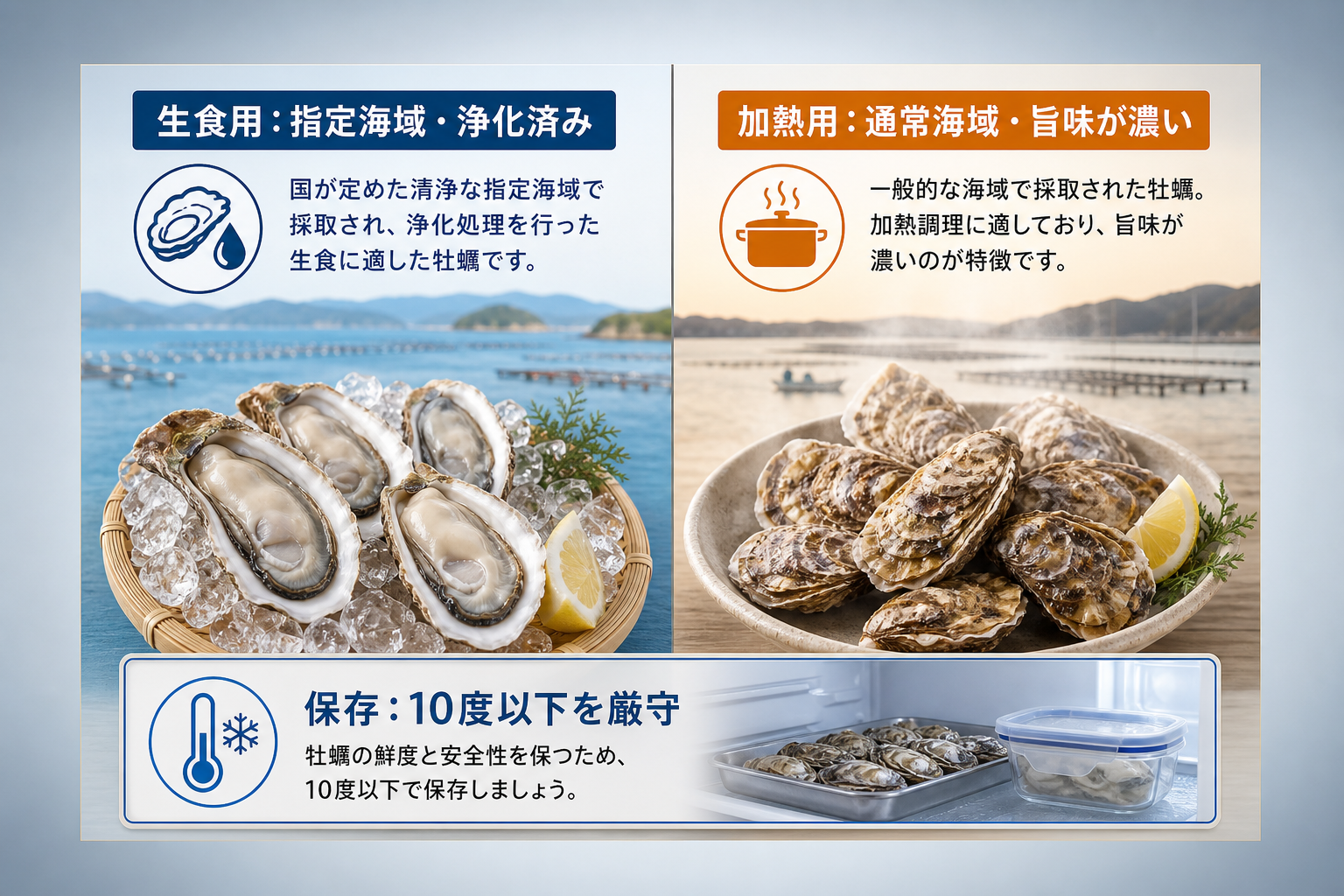 自宅で安心して牡蠣を楽しむための鮮度選びと衛生管理とは？