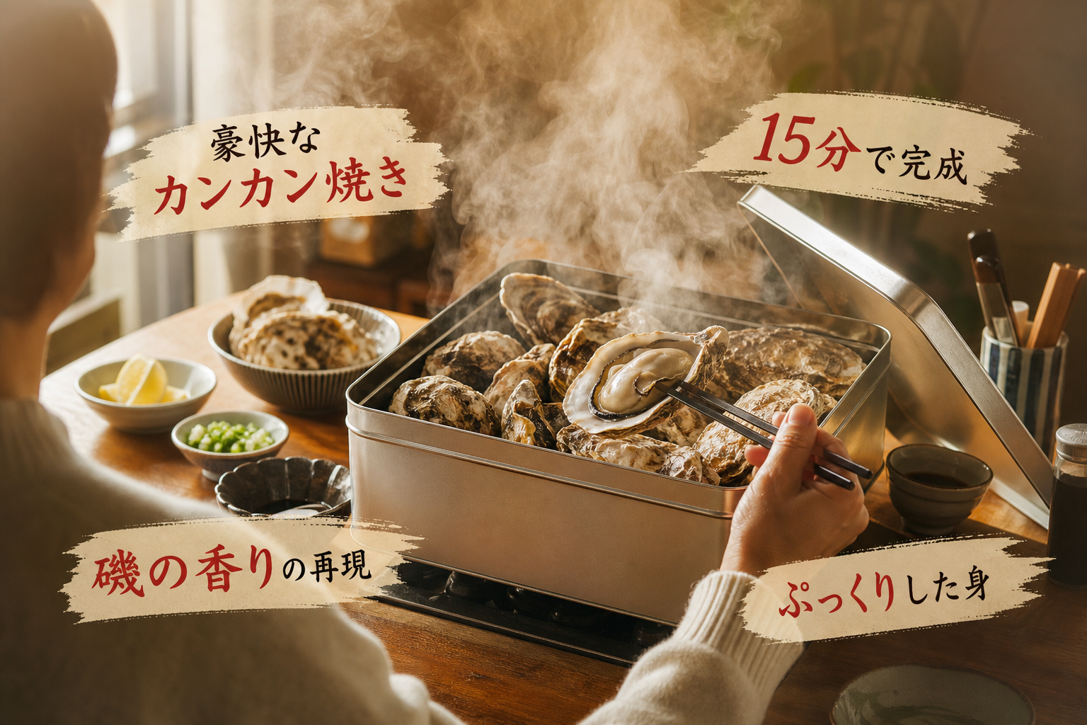 自宅で手軽に磯の香りを！「牡蠣のカンカン焼き」が選ばれる理由とは？