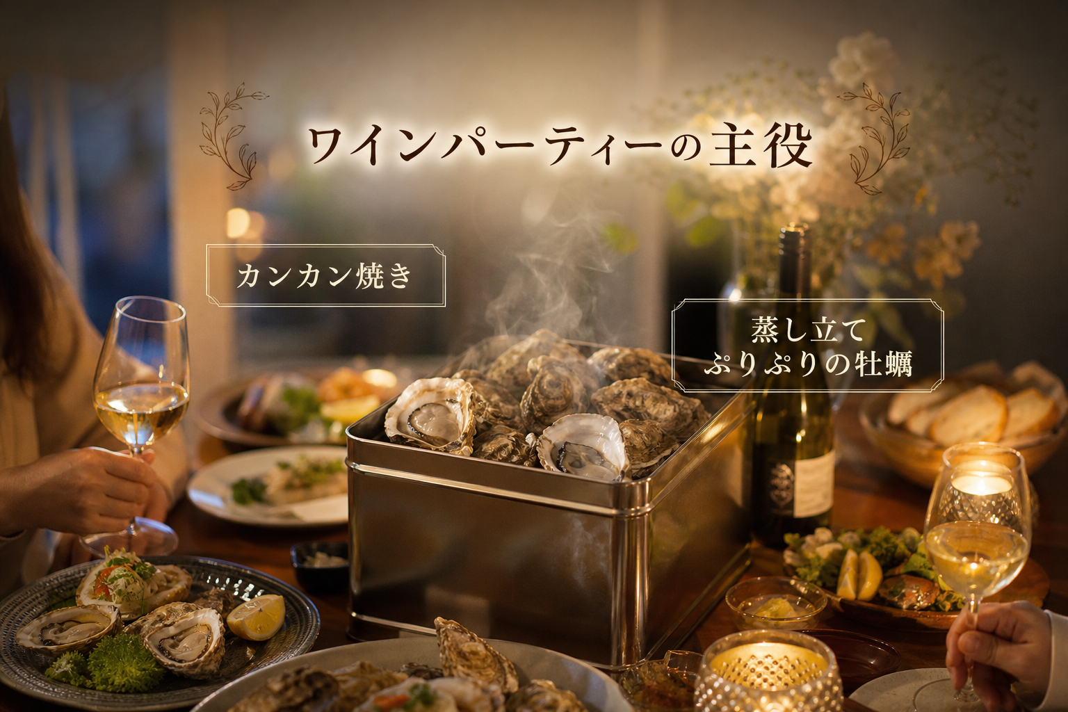 自宅で手軽に牡蠣とワインのペアリングを楽しむ新しい方法とは？